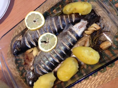 Fisch mit Paradeiser